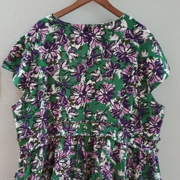 Jessakae Flowers square neck midi dress - Picture 8 of 13